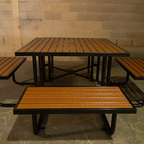 Square Picnic Table - Steel - Brisbane