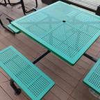Square Picnic Table - Steel - Broome
