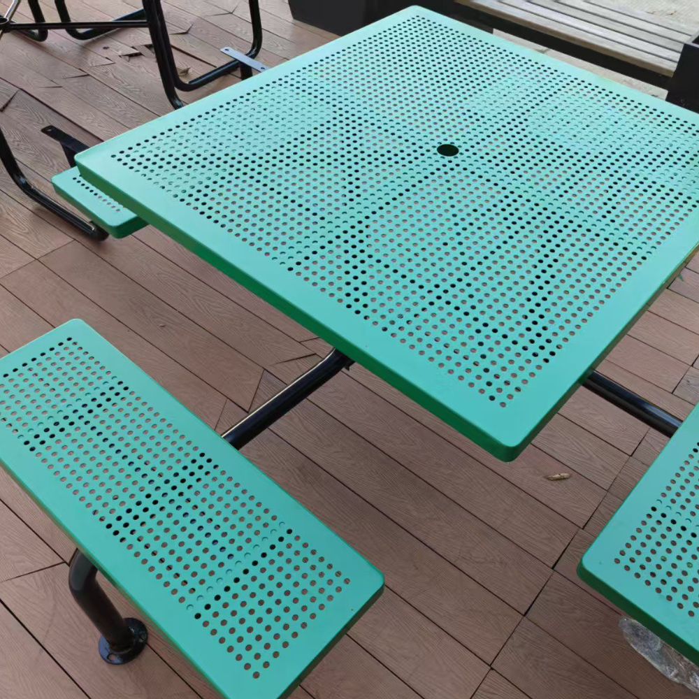 Square Picnic Table - Steel - Broome