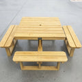 Square Picnic Table - Pine