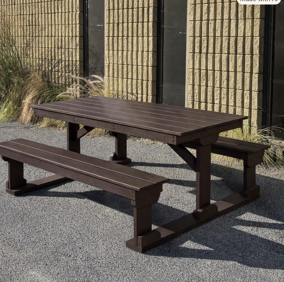 U Shape Picnic Table - Composite